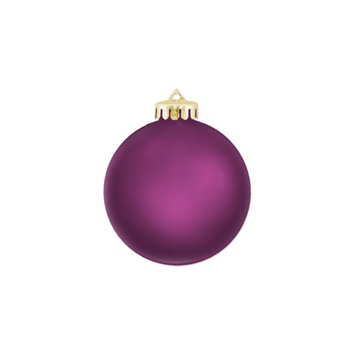Picture of 3¼" Satin Finish Round Shatterproof Ornament