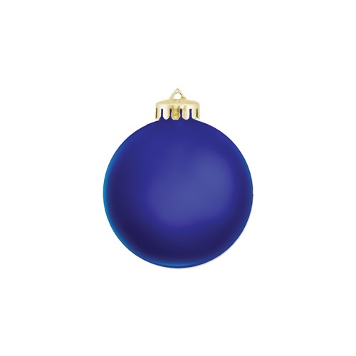 Picture of 3¼" Satin Finish Round Shatterproof Ornament