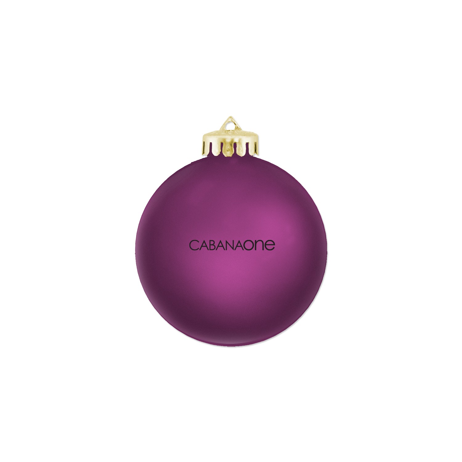 Picture of 3¼" Satin Finish Round Shatterproof Ornament