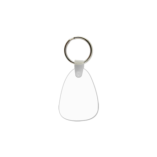 Picture of Tear Drop Shaped USA Made Vinyl Keychain