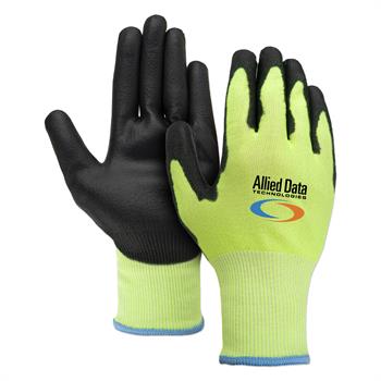 Picture of Men's Hi-Viz Cut Resistant A4 Palm Dipped Gloves