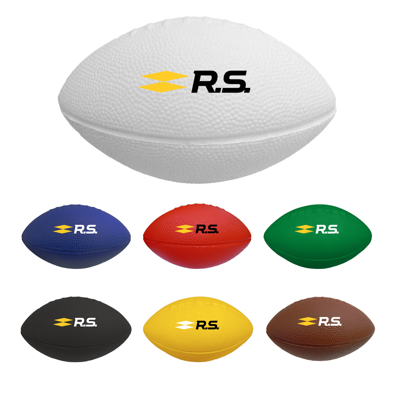 Picture of 7" Solid Color Foam Football