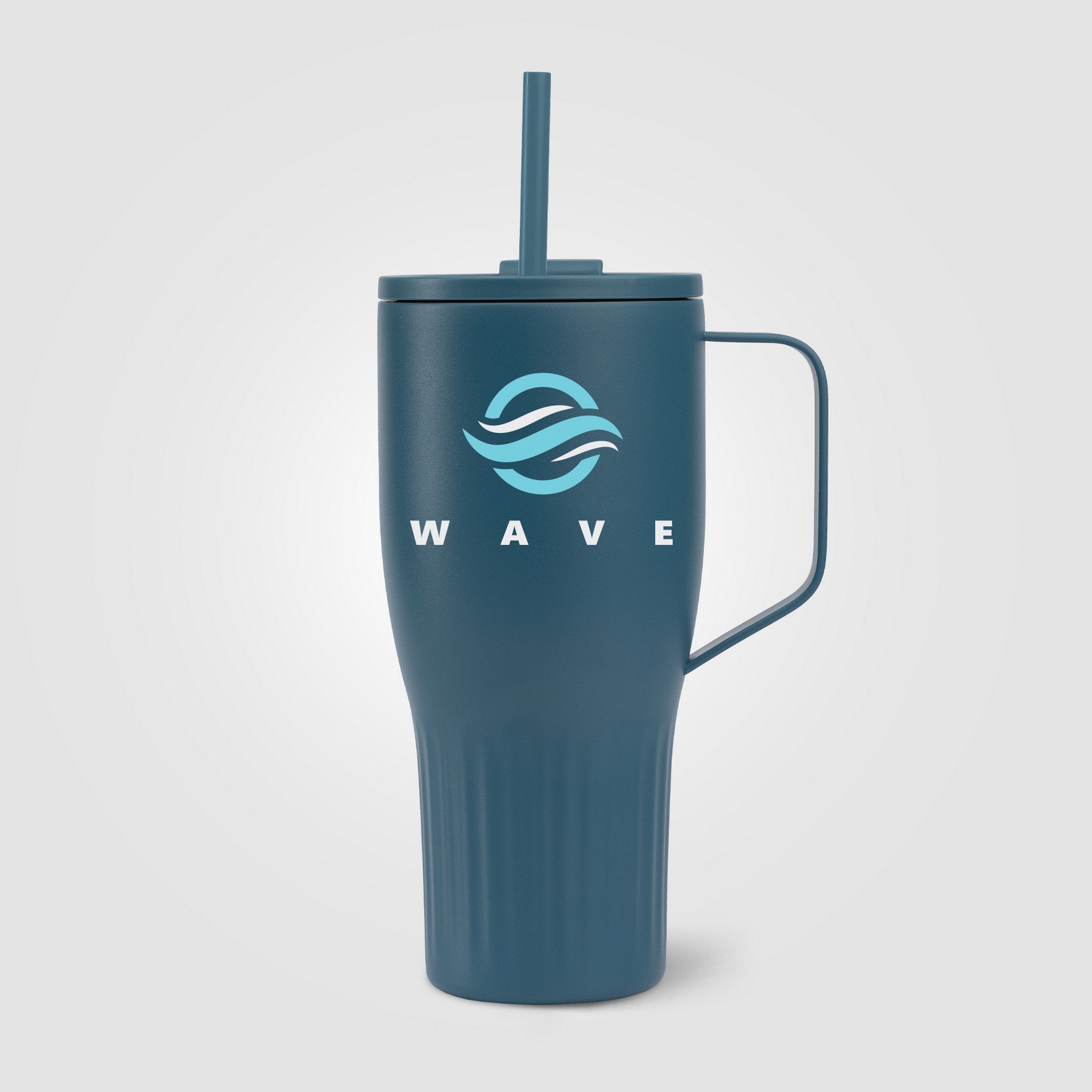 Picture of Majesty Recycled Stainless Steel Straw Tumbler - 30 oz.