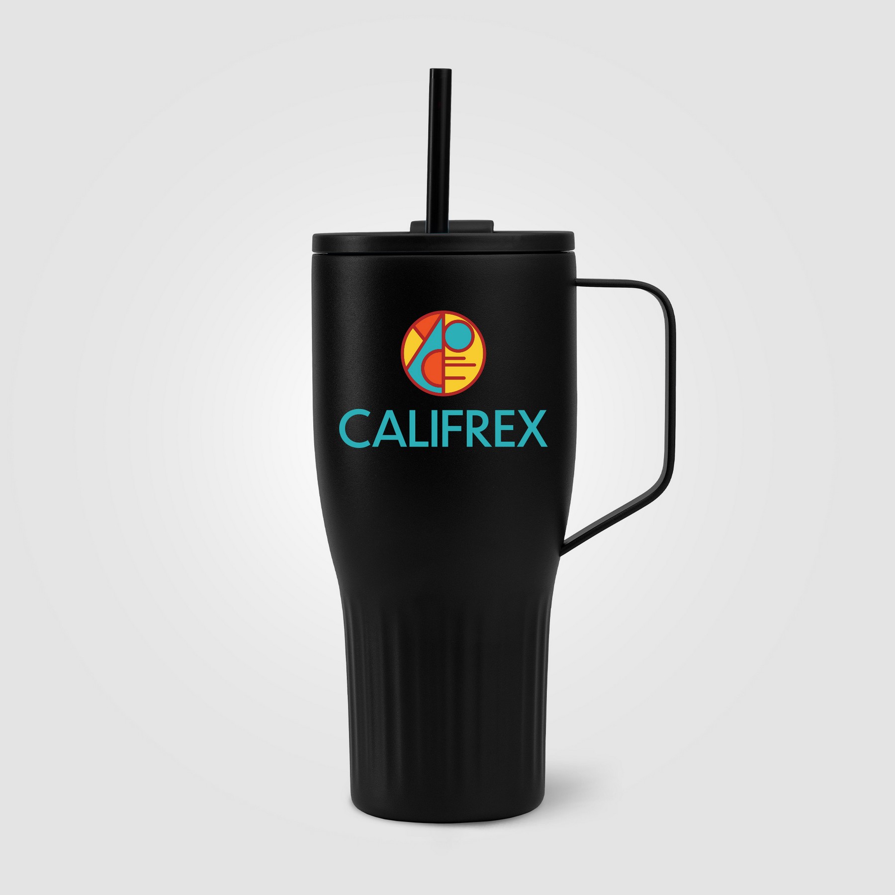 Picture of Majesty Recycled Stainless Steel Straw Tumbler - 30 oz.