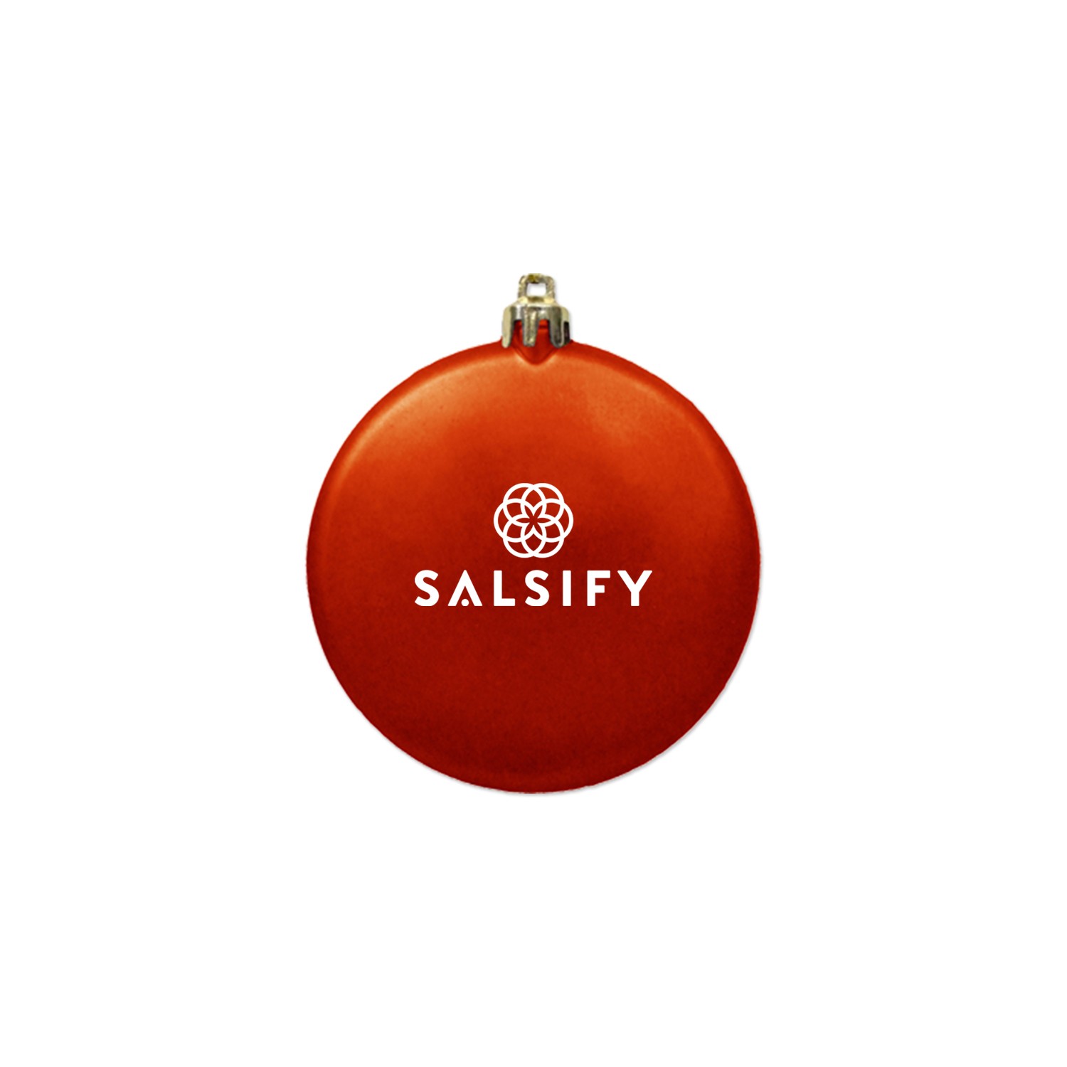 Picture of 3" Satin Finish Flat Shatterproof Ornament