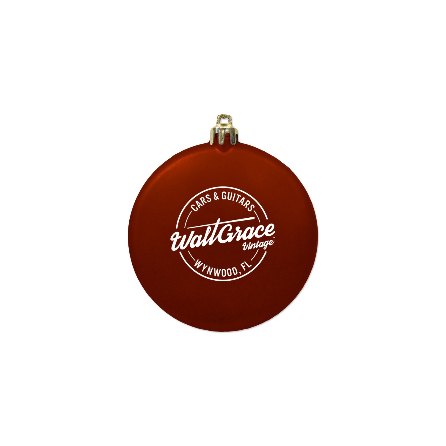 Picture of 3" Satin Finish Flat Shatterproof Ornament