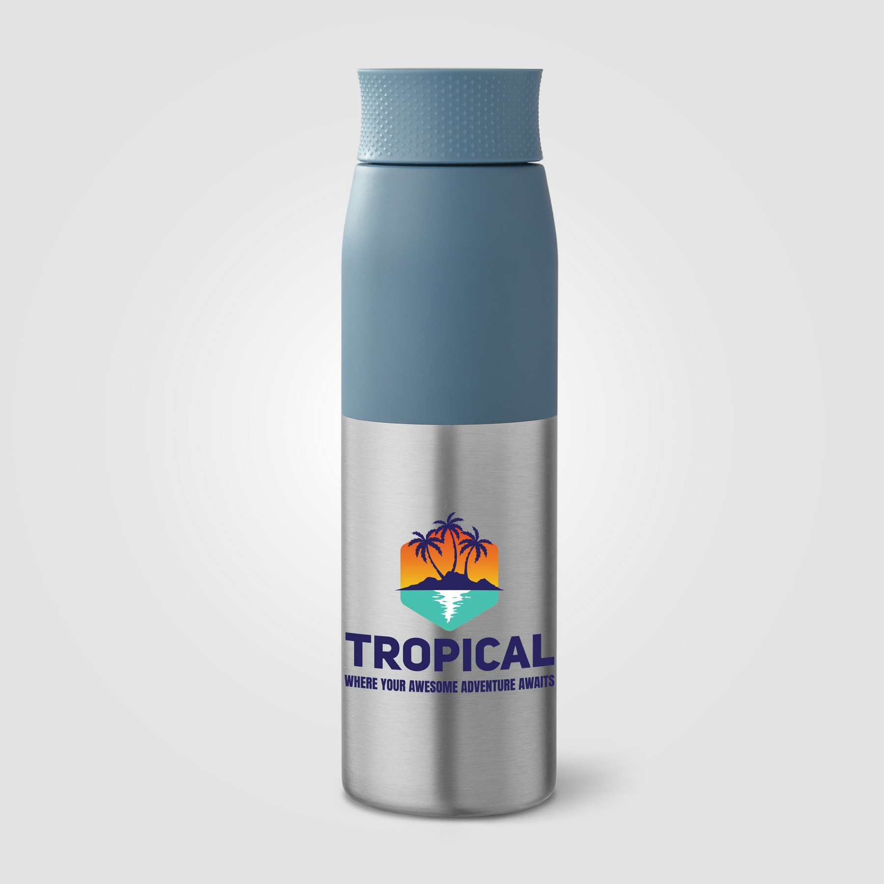 Picture of Borealis - 22 oz. Recycled Stainless Steel Twist Lid Bottle