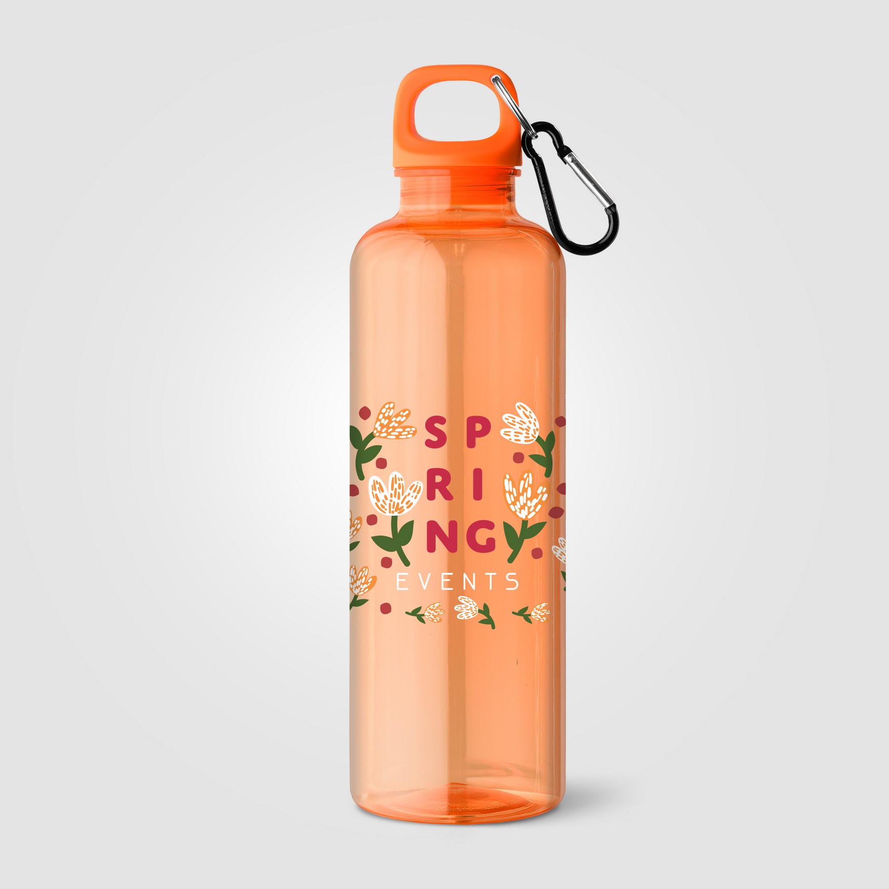 Picture of Doli rPET Carabiner Clip Screw-Top Bike Bottle - 25 oz.