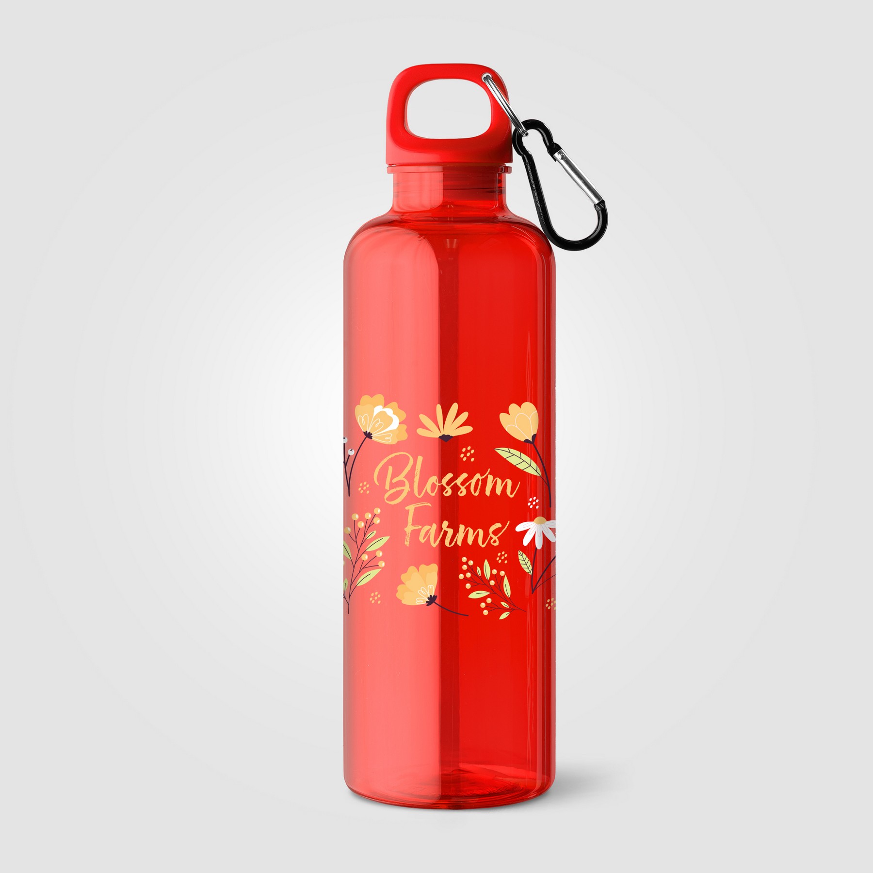 Picture of Doli rPET Carabiner Clip Screw-Top Bike Bottle - 25 oz.