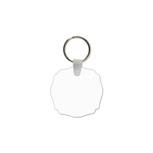 Picture of Maltese Cross Shaped USA Made Vinyl Keychain