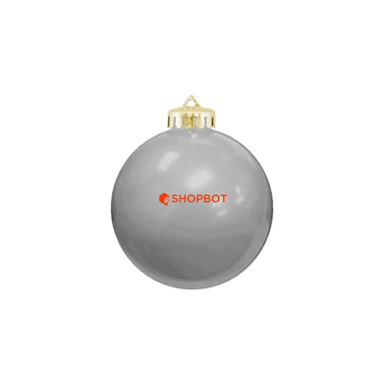 Picture of 3 1/4" USA-Made Round Glossy Shatterproof Ornament