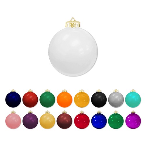Picture of 3 1/4" USA-Made Round Glossy Shatterproof Ornament