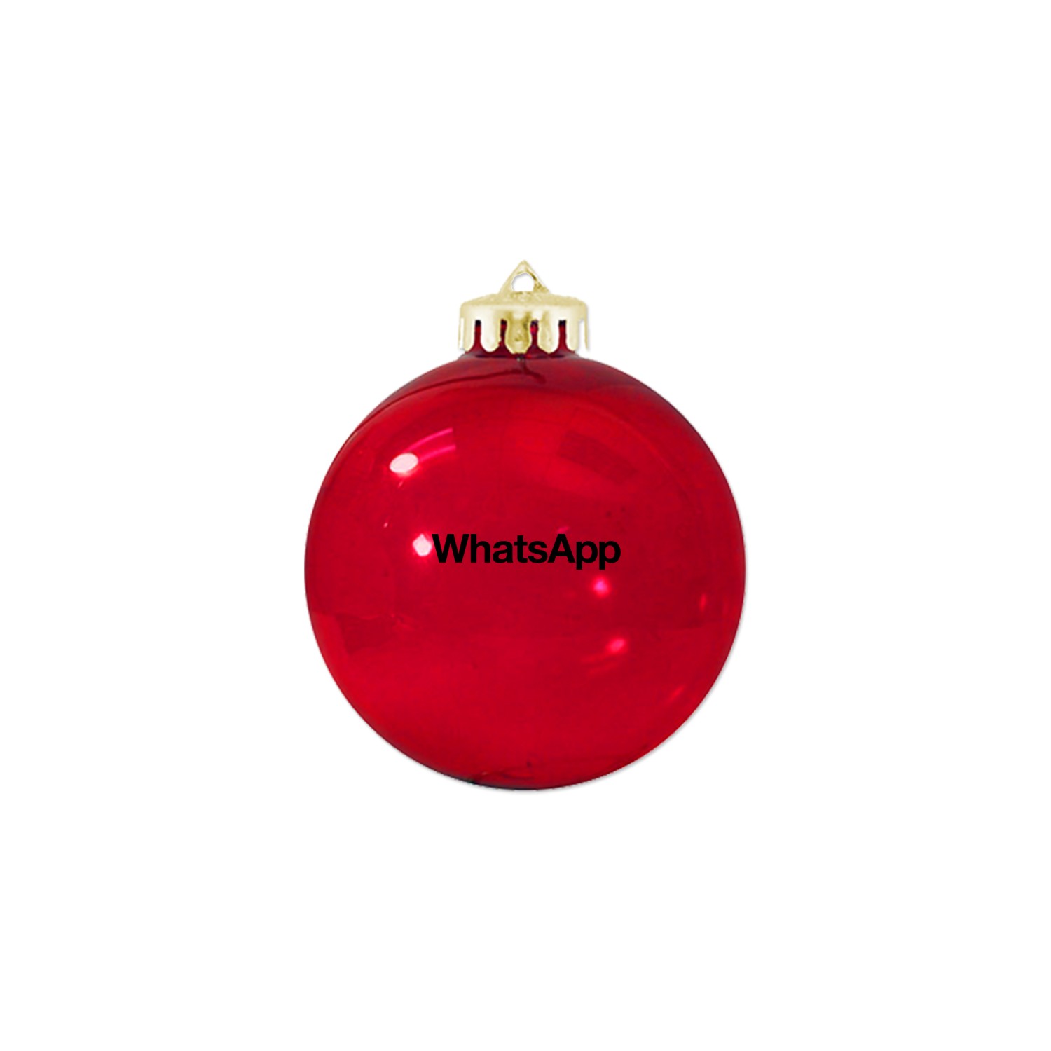 Picture of 3 1/4" USA-Made Round Glossy Shatterproof Ornament