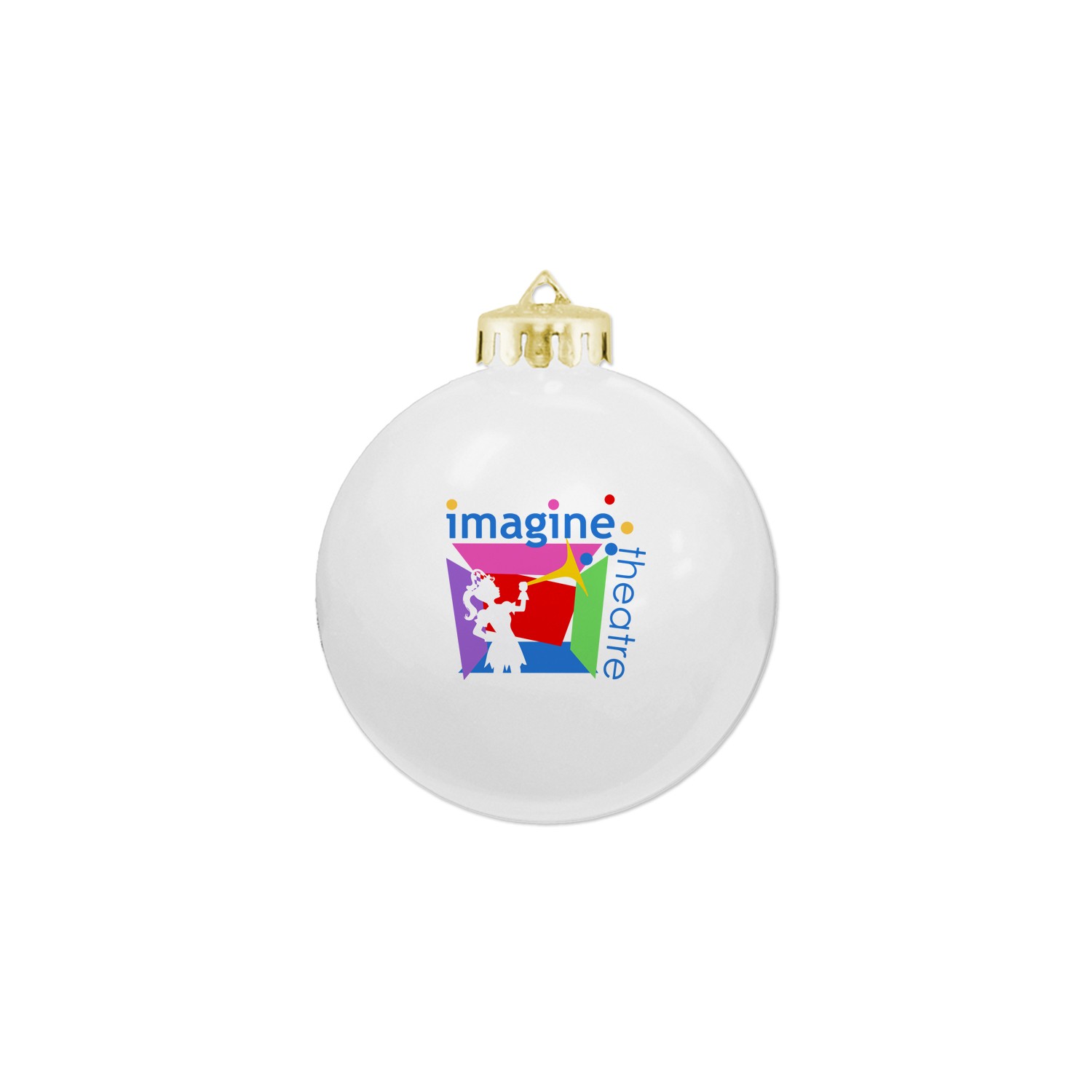 Picture of 3 1/4" USA-Made Round Glossy Shatterproof Ornament