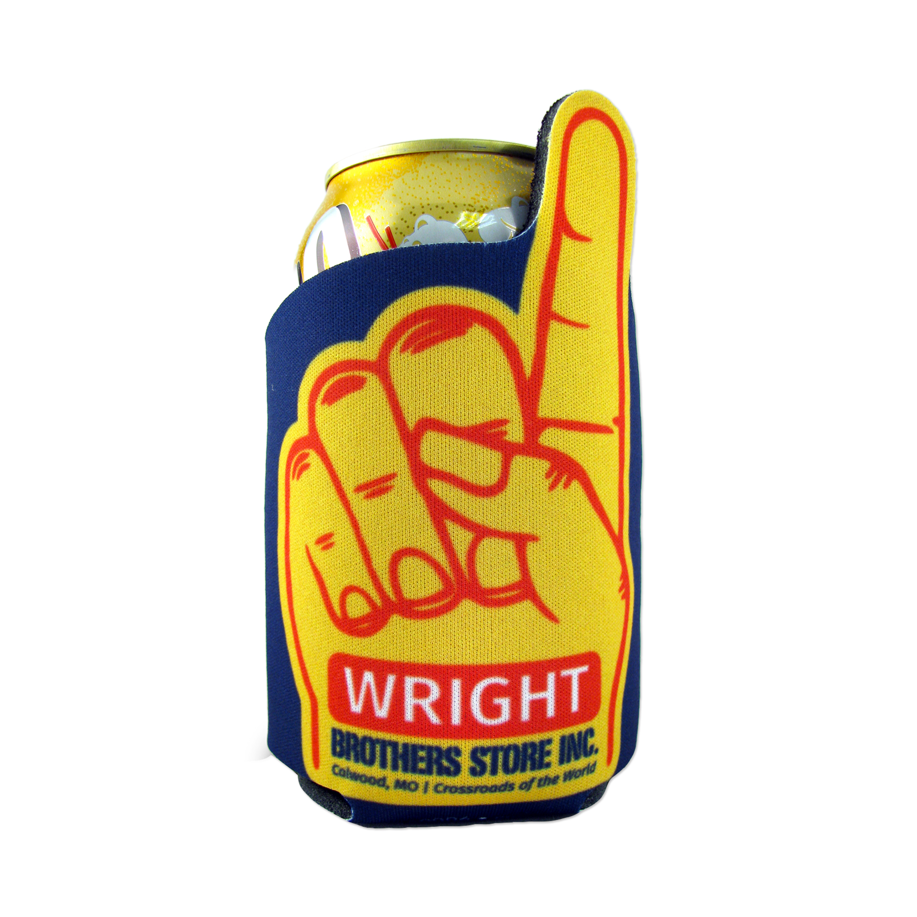 Picture of USA Made Dye Sub #1 Finger Shaped Cooler