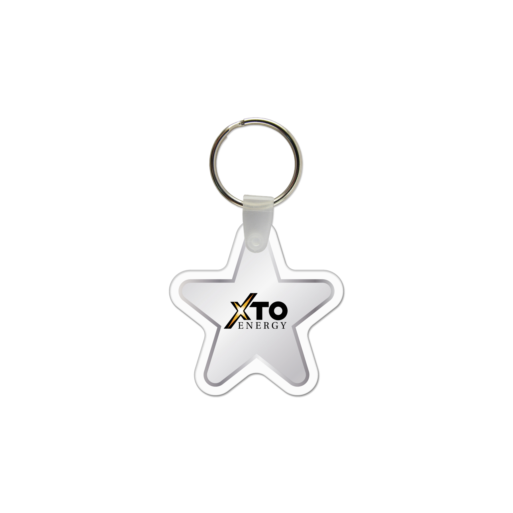 Picture of Star Shaped USA Made Vinyl Keychain