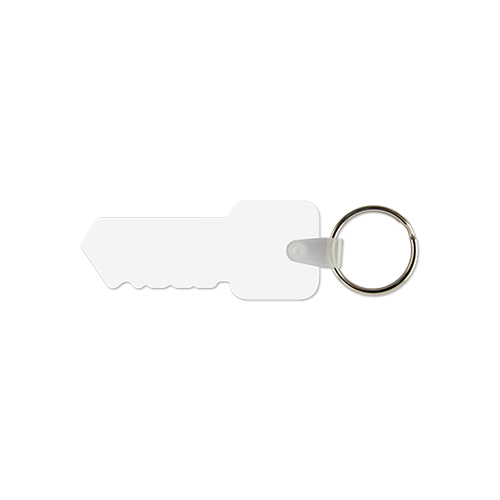 Picture of Key Shaped USA Made Vinyl Keychain