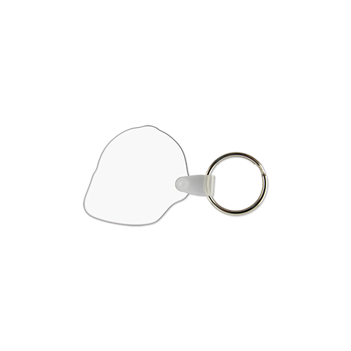 Picture of Hard Hat Shaped USA Made Vinyl Keychain