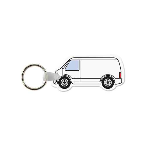 Picture of Sprinter Van Shaped USA Made Vinyl Keychain