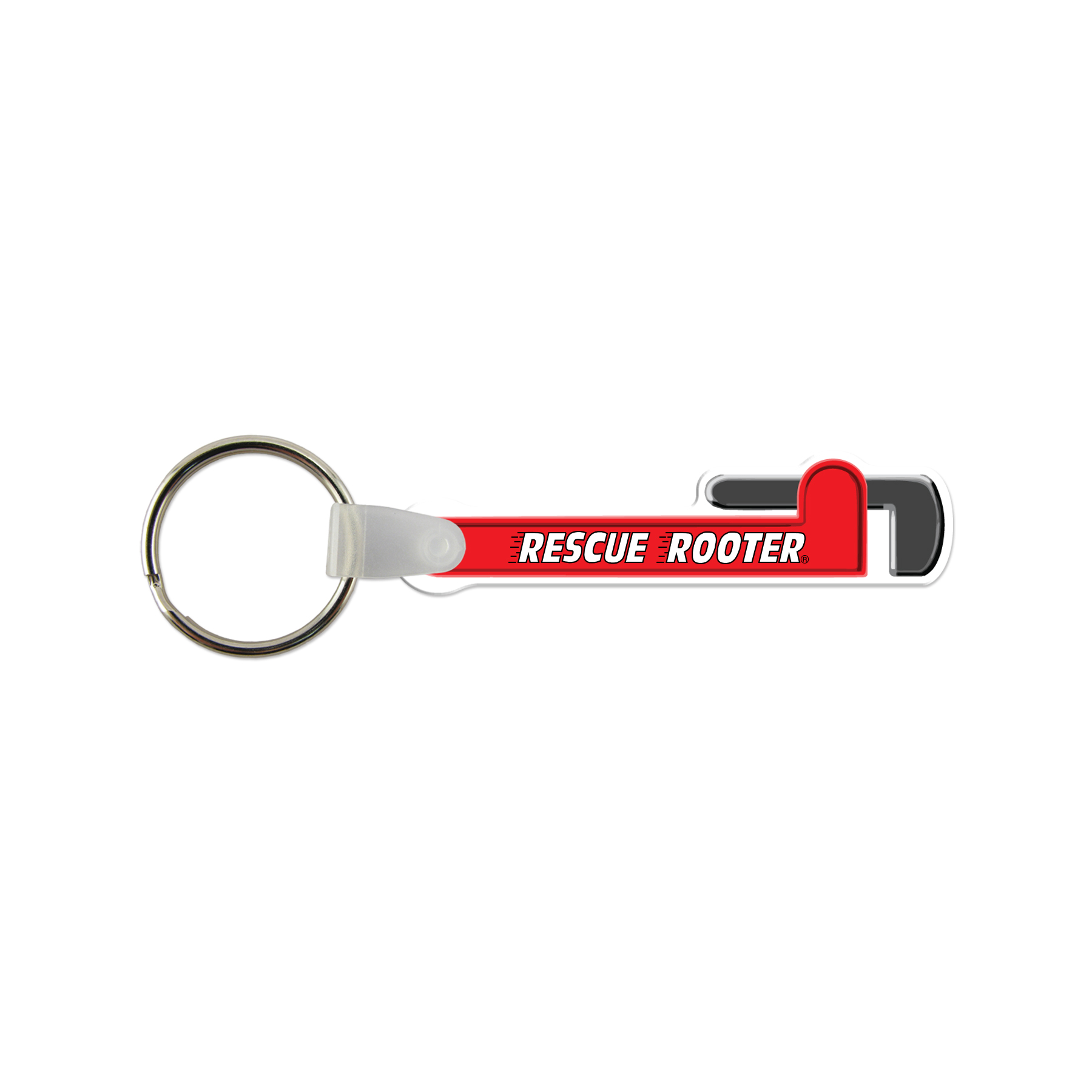 Picture of Pipe Wrench Shaped USA Made Vinyl Keychain