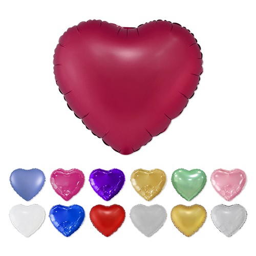 Picture of 17" Heart Helium Saver XtraLife® Foil Balloons