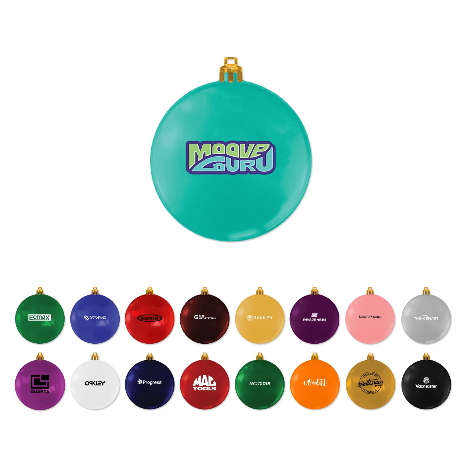 Picture of 3" USA-Made Flat Shatterproof Ornament