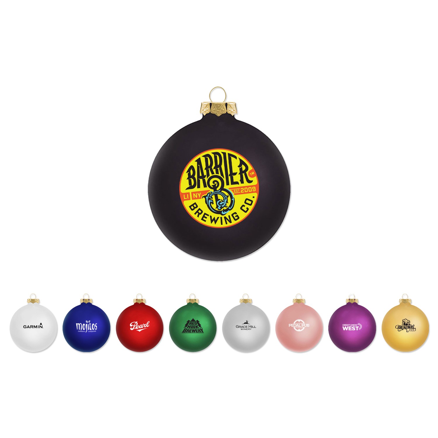 Picture of 3 1/4" Traditional Glass Ornament