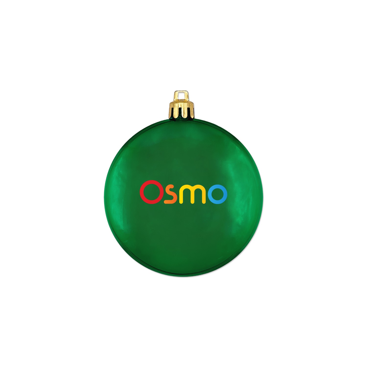 Picture of 3" USA-Made Flat Shatterproof Crystal Translucent Ornament