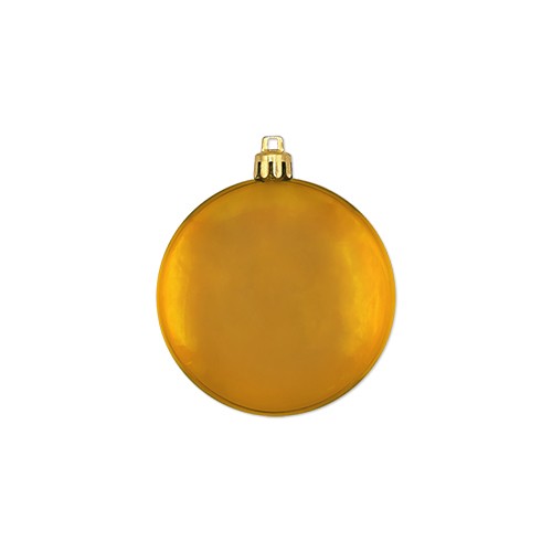 Picture of 3" USA-Made Flat Shatterproof Crystal Translucent Ornament