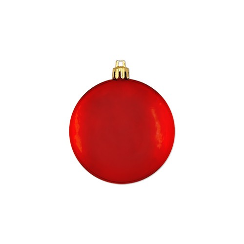 Picture of 3" USA-Made Flat Shatterproof Crystal Translucent Ornament