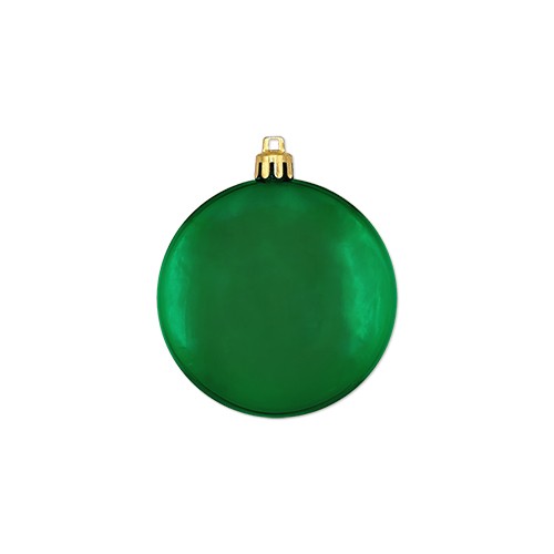 Picture of 3" USA-Made Flat Shatterproof Crystal Translucent Ornament