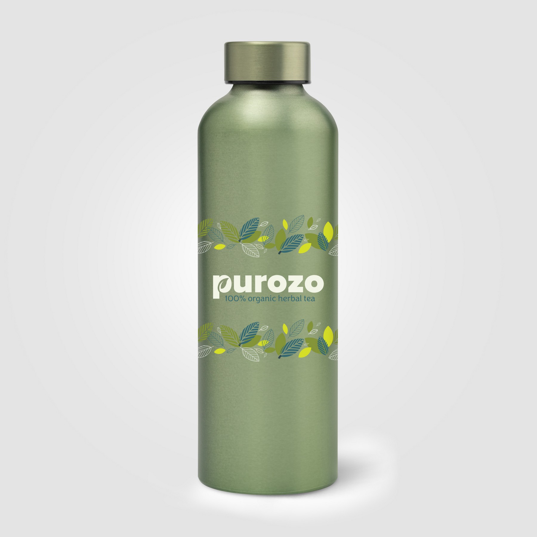 Picture of Astrid Recycled Stainless Steel Metallic Bottle - 24 oz.
