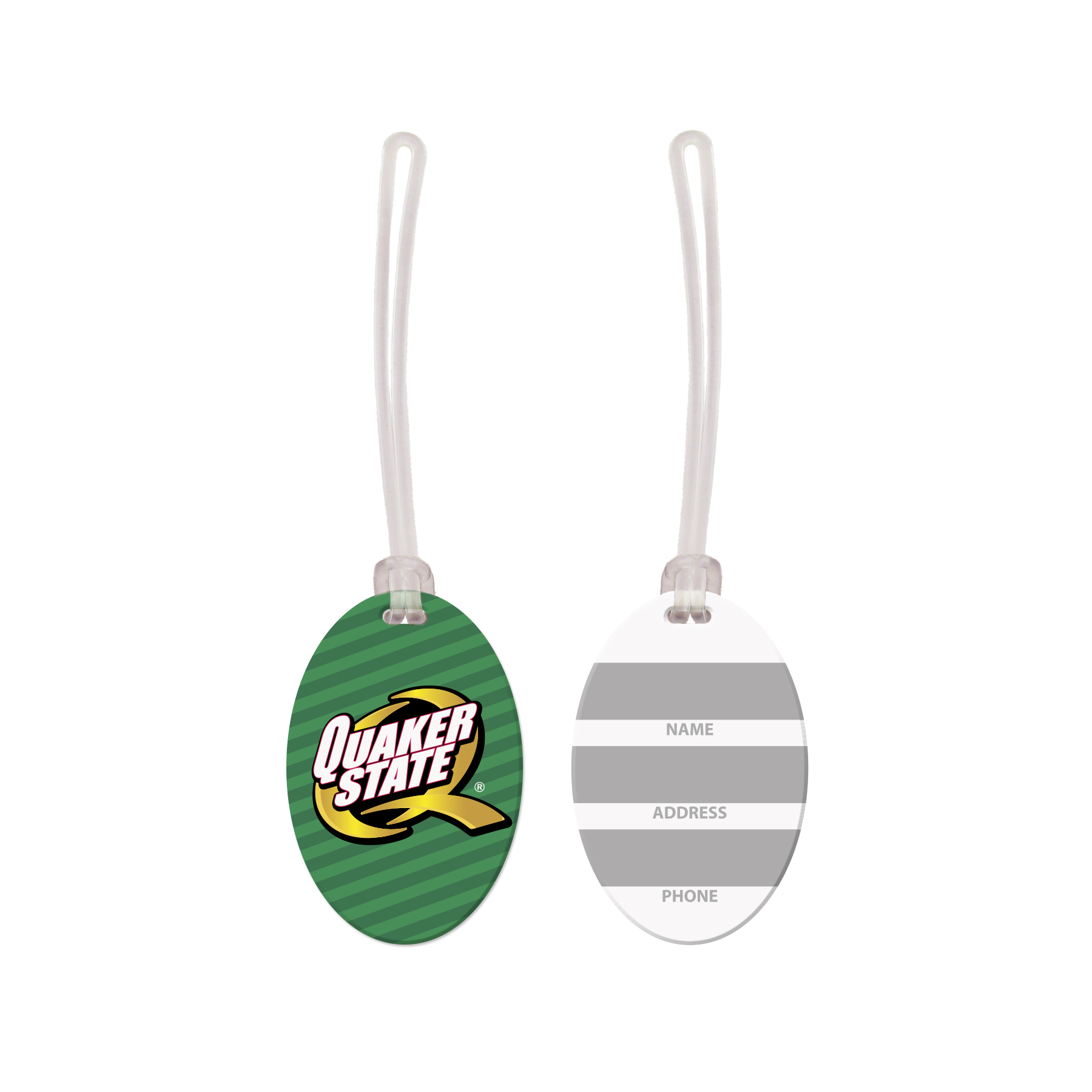Picture of USA Made Oval Vinyl Luggage Tag