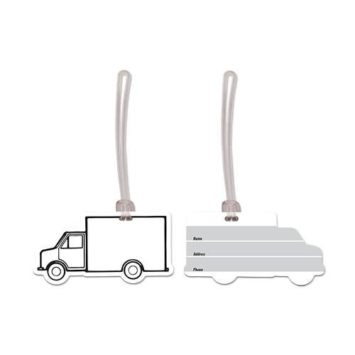 Picture of USA Made Truck Vinyl Luggage Tag