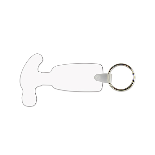 Picture of Hammer Shaped USA Made Vinyl Keychain