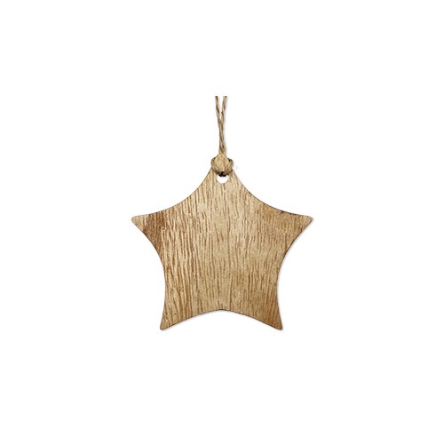 Picture of 3" Wood Star Ornament