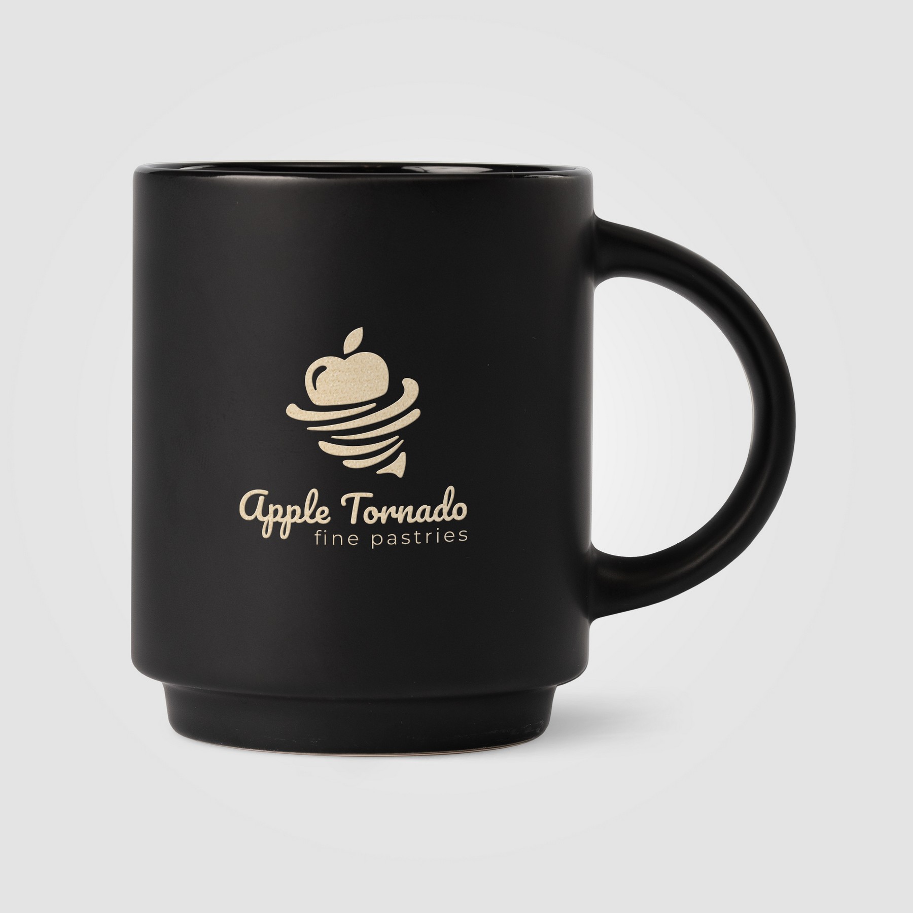 Picture of Caf? Duo - 11 oz. Ceramic Mug & Bamboo Board Set - Ceram-X