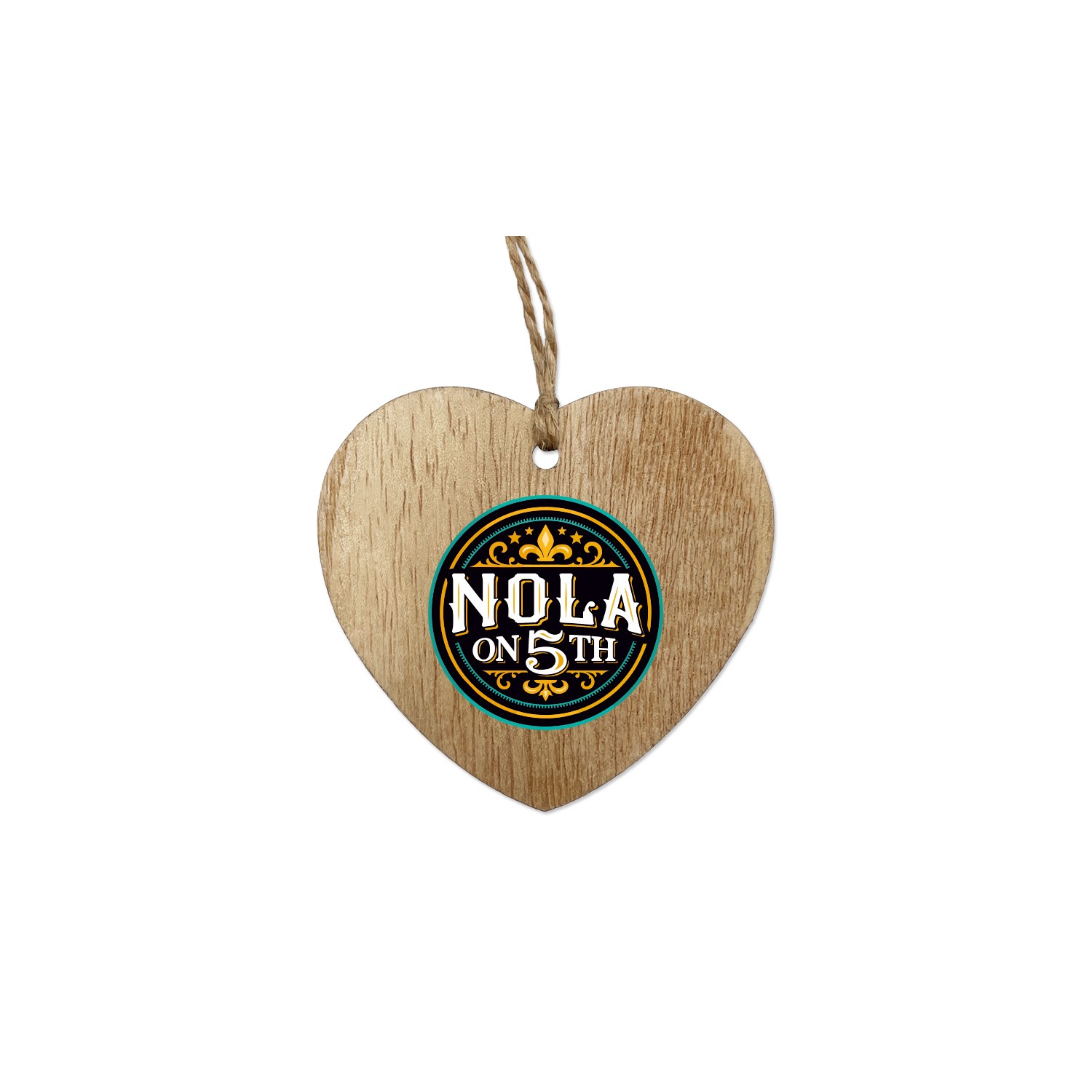 Picture of 3" Wood Heart Ornament
