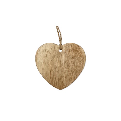 Picture of 3" Wood Heart Ornament