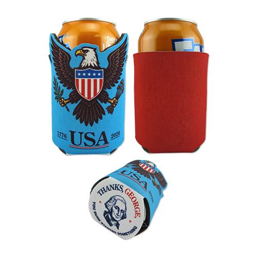 Picture of USA Made Dye Sub Eagle Shaped Coolers