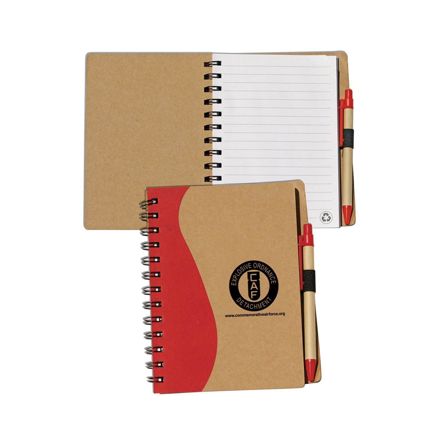 Picture of Recycled Notepad W/Pen