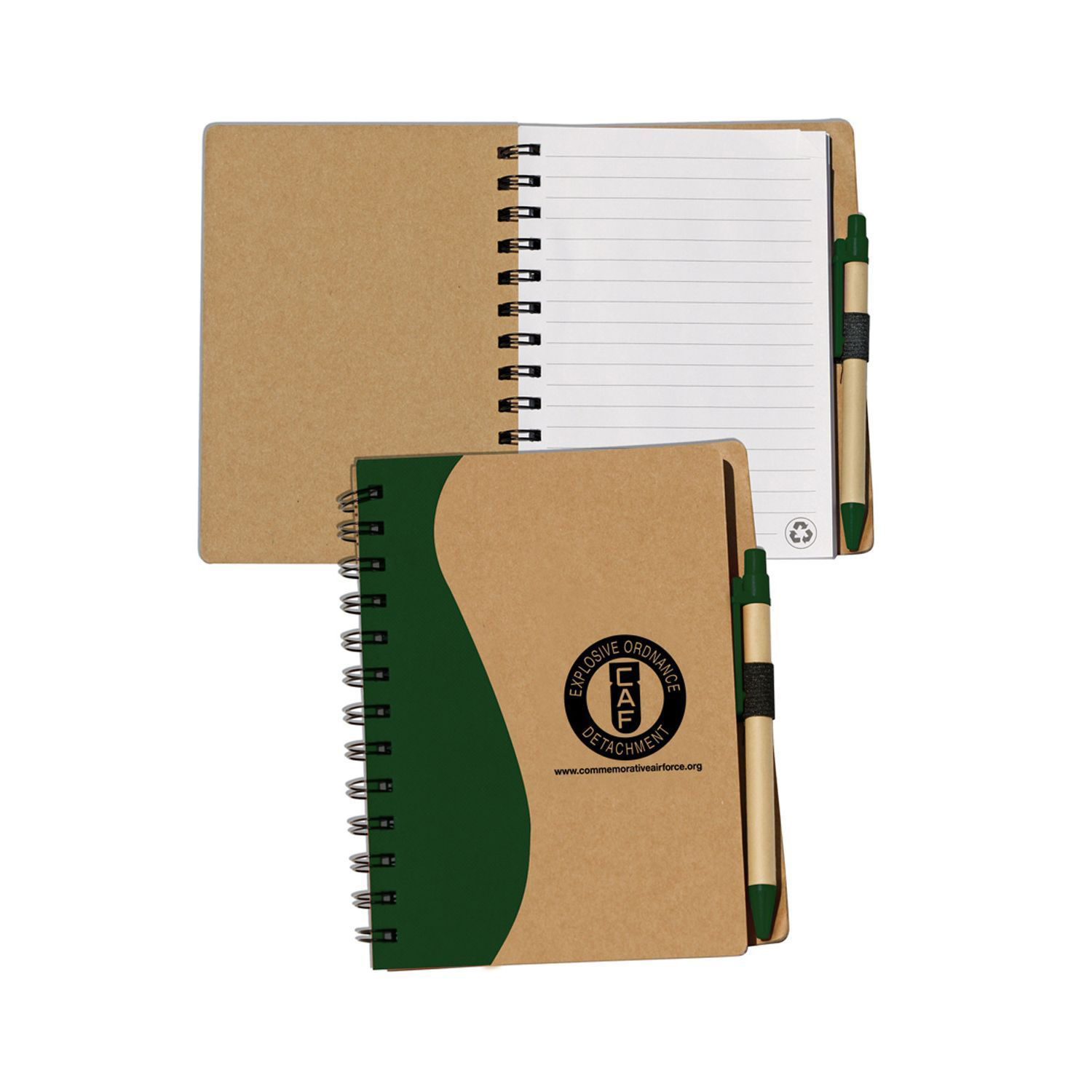 Picture of Recycled Notepad W/Pen