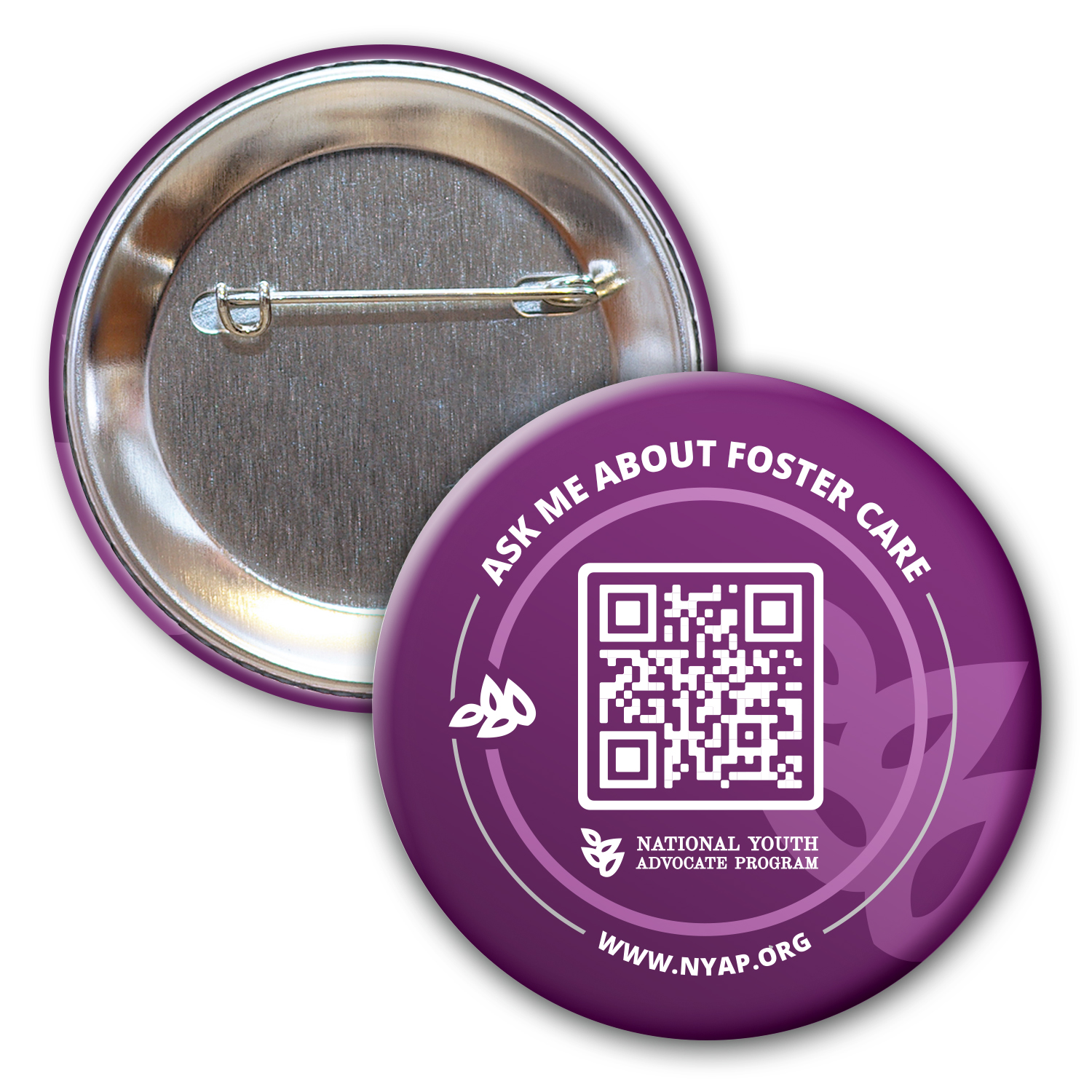 Picture of 2-3/16 Diam Round Button w/ Pin