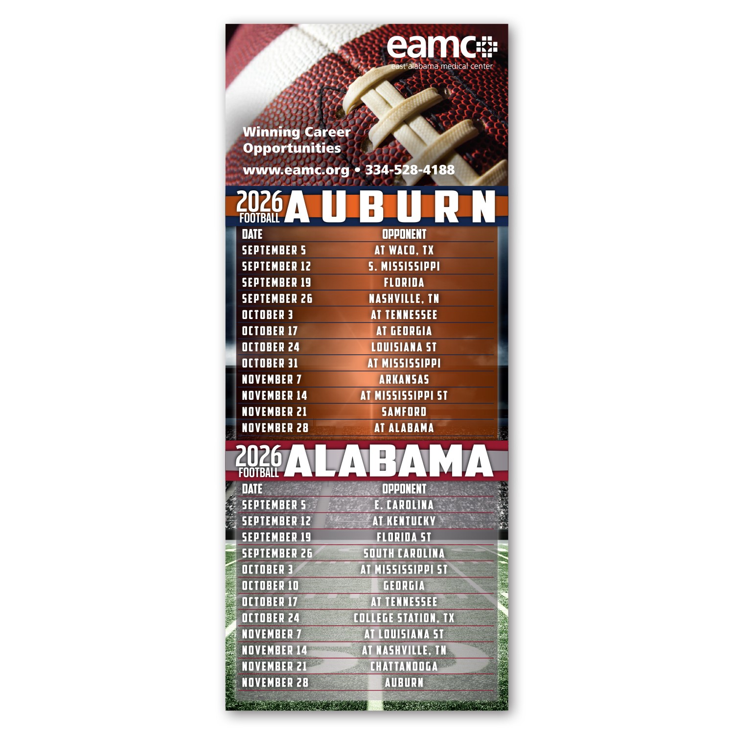 Picture of Football Schedule Magnet