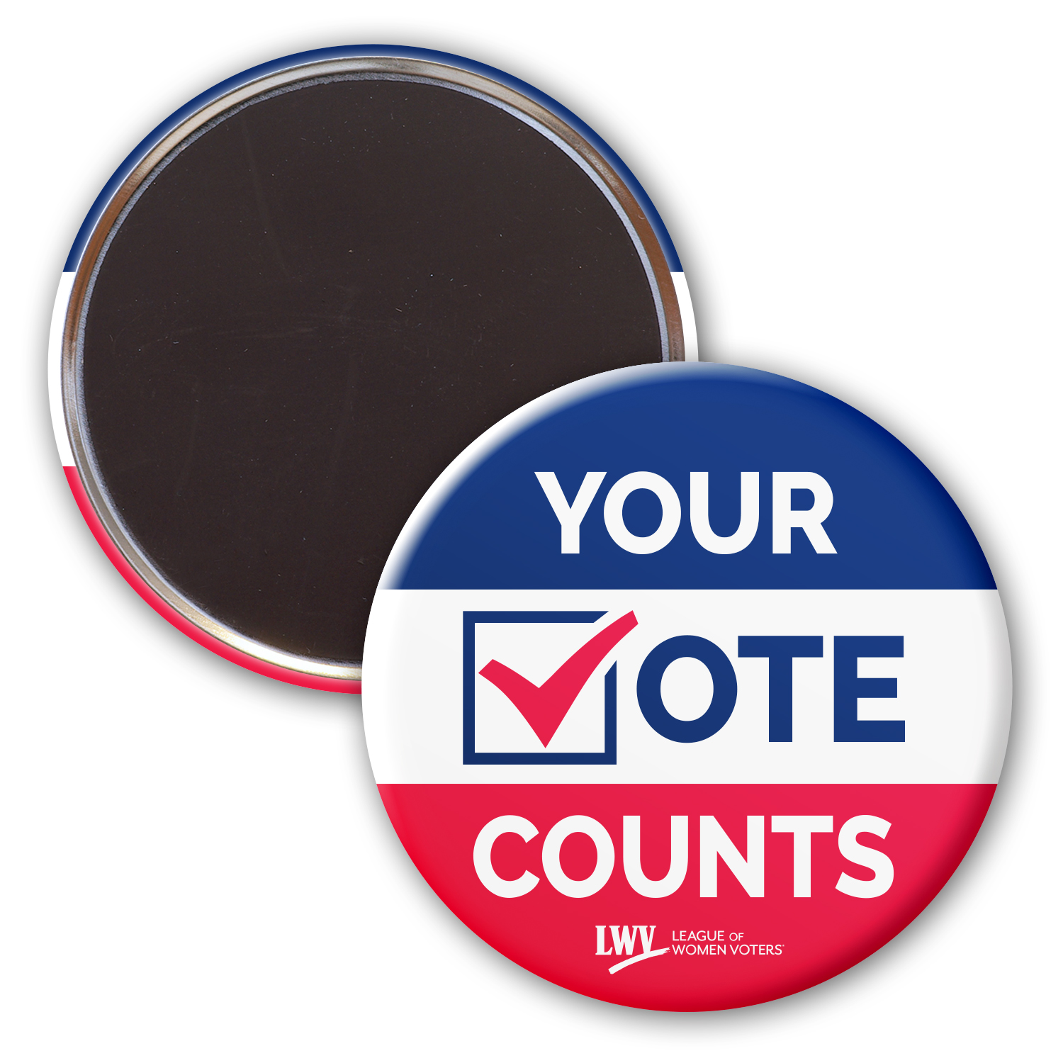 Picture of 3 Diam Round Button w/ Magnet