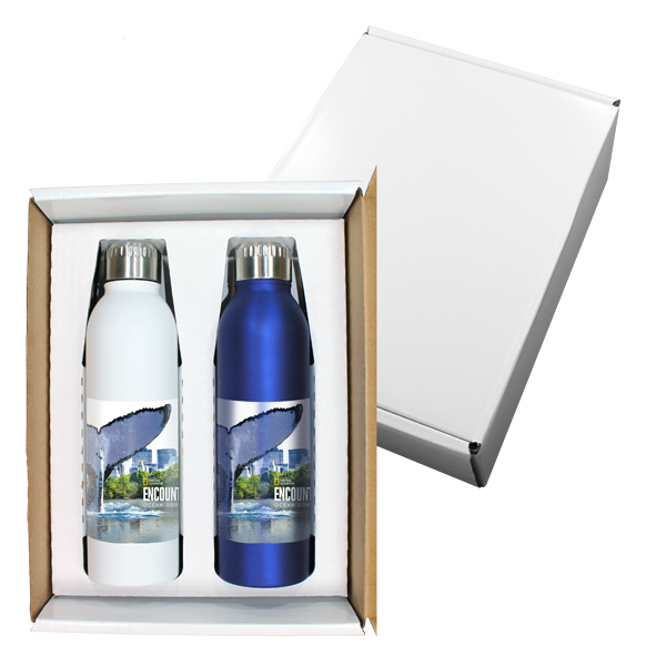Picture of 17 oz. Deluxe Halcyon® Bottle Gift Set, Full Color Digital