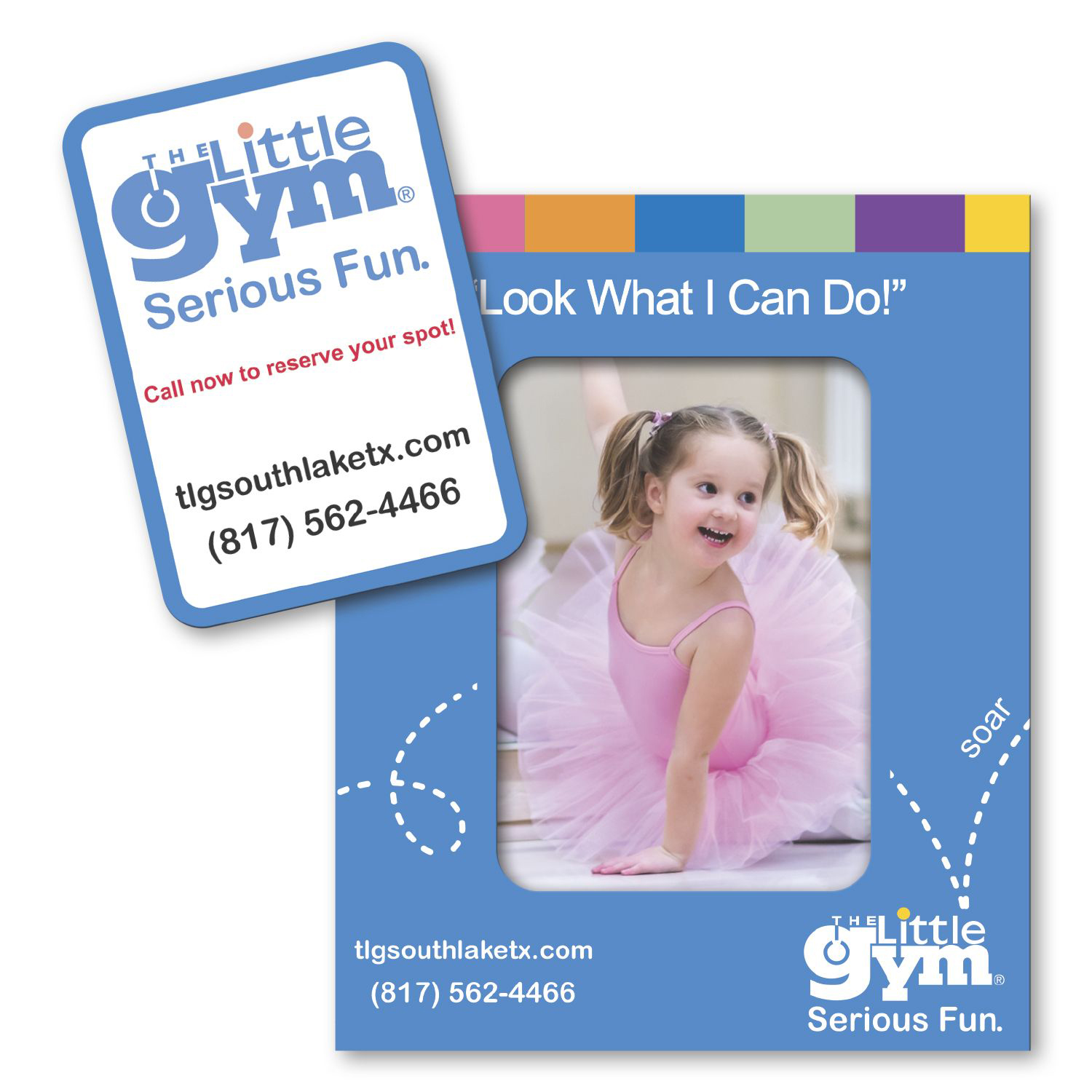 Picture of Rectangle Punch Out Picture Frame Magnet