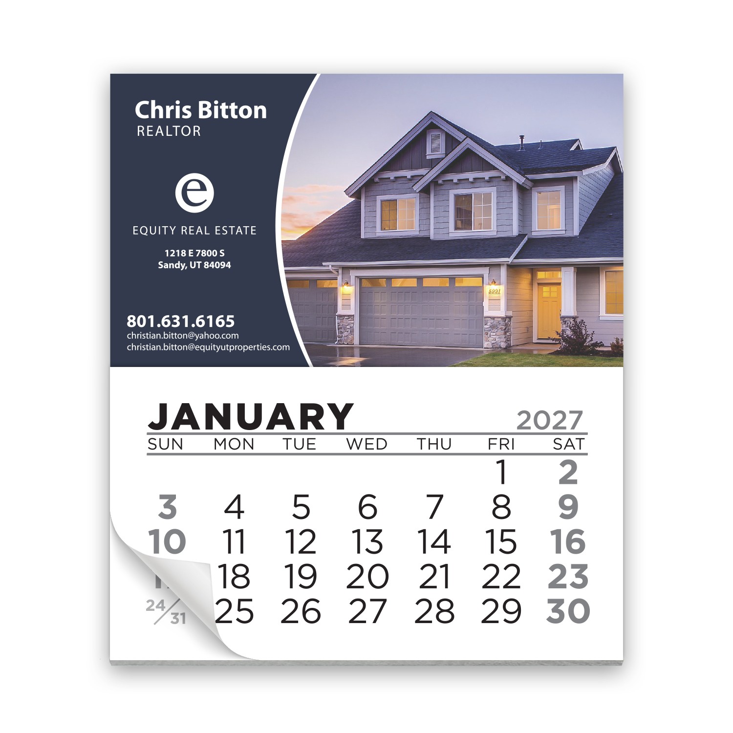 Picture of Add-A-Pad 12 Month Calendar