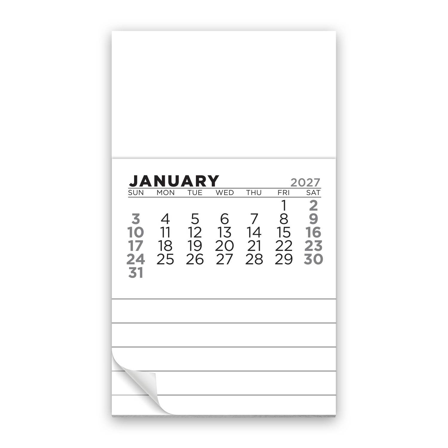 Picture of Add-A-Pad 12 Month Calendars