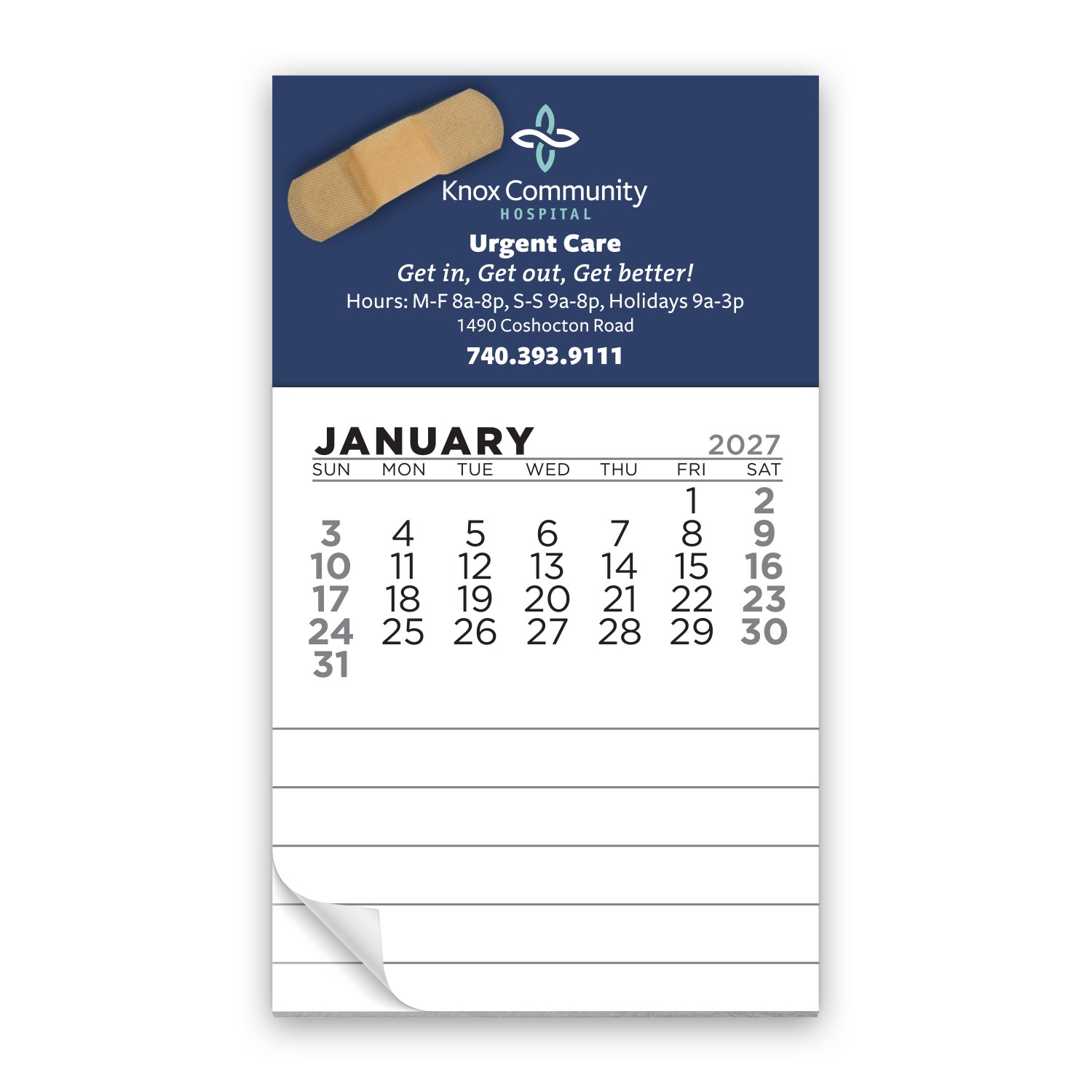 Picture of Add-A-Pad 12 Month Calendars